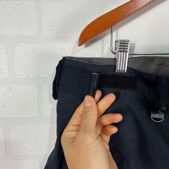 Bonfire Mens Snowboarding Pants Size L Black Cargo Zip Pockets - Picture 8 of 16